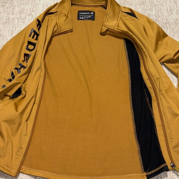 FEDERAL gold and black fitted style jacket women's sz 3x NEW - Picture 2 of 8